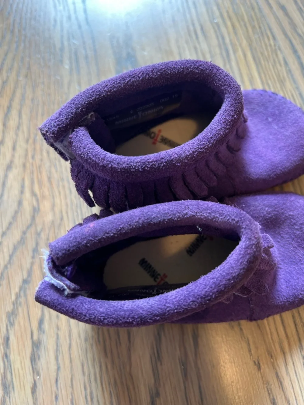 Minnetonka Fringe Moccasin Booties